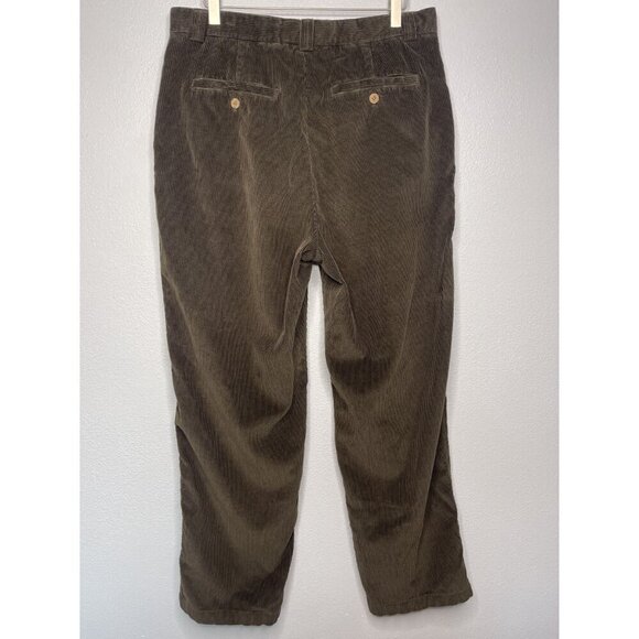 Tommy Bahama Men's Relax Corduroy Pleated Casual Pants SZ 34X30 Brown - Picture 2 of 9
